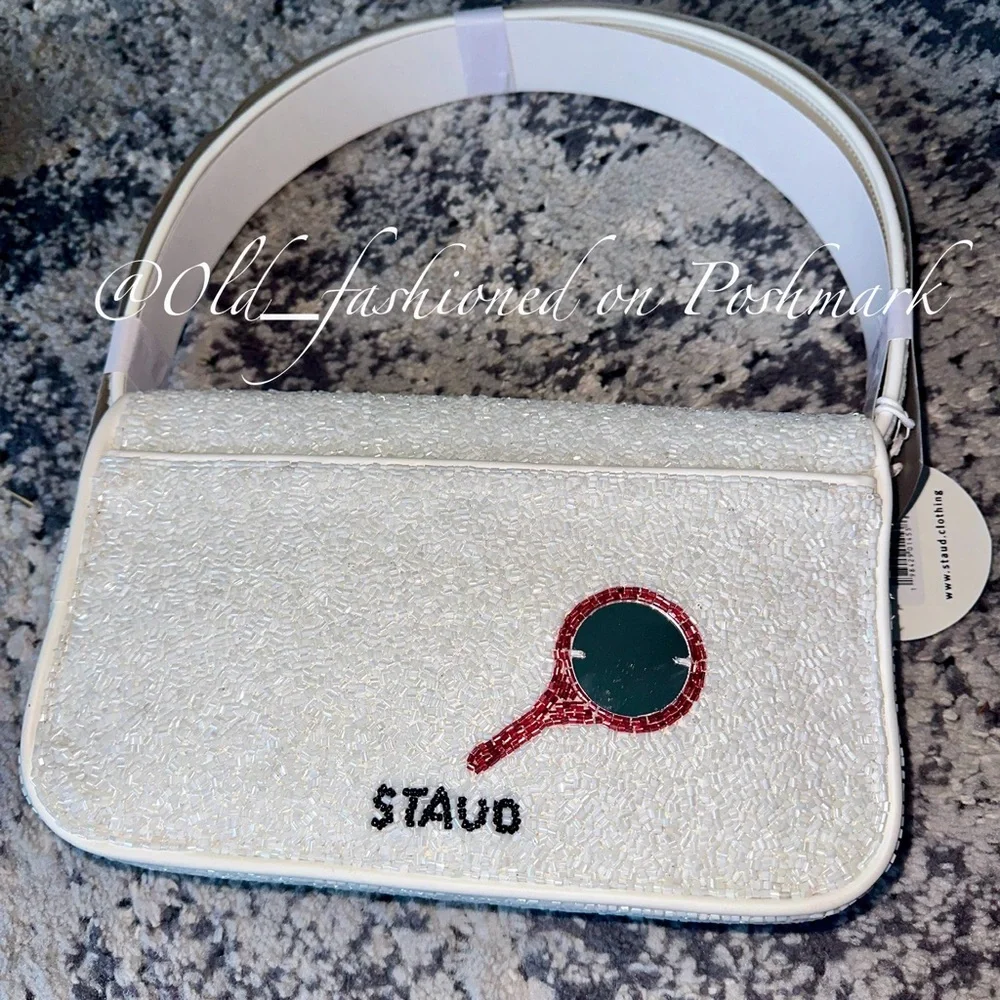 STAUD Tommy Beaded Shoulder Bag - Priscilla - Picture 9 of 15